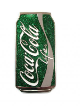 Coca - Cola Sparkle Magnet Glitter Enamel Green Coca - Cola Life -