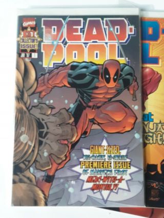 Deadpool 1,  2,  3 (jan.  1997,  Marvel) 1st.  Ongoing Series