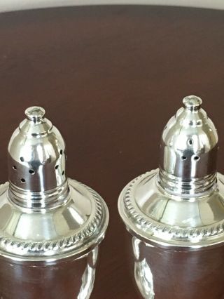 Vintage Duchin Creation Sterling Silver Weighted Salt & Pepper Shakers Set 5