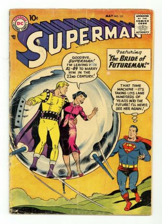 Superman (1st Series) 121 1958 Gd - 1.  8
