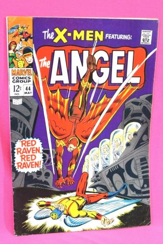 Uncanny X - Men 44 Red Raven Magneto 1968 Comic Marvel Comics G/vg -