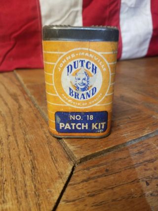 Vintage Dutch Brand No.  18 Patch Kit