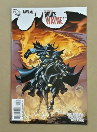 Batman The Return of Bruce Wayne A Complete Series 1 - 6 2010 DC Comics 9.  4 NM 5