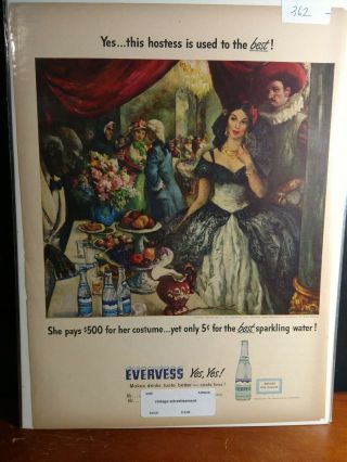 Vintage Evervess Sparkling Water Print Ad Pepsi Cola Company