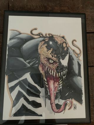 Zombie Venom - Art By Michael Dipascale Only One Like This 9x12