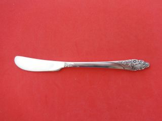 Evening Star By Community Plate Silverplate Butter Spreader Flat Handle 6 1/8 "