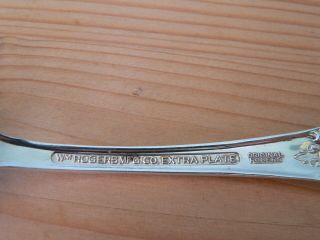 Antique Silver Wm Rogers Mfg Co - - Extra Plate Large Serving Spoon 9 