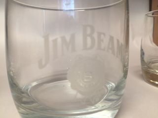 Jim Beam Whiskey Glasses Set Of 3 Glasses 2