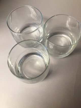 Jim Beam Whiskey Glasses Set Of 3 Glasses 3