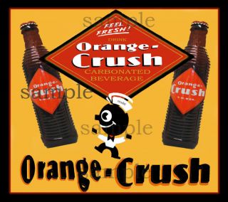 Orange Crush Decal Sticker Northwestern Gumball