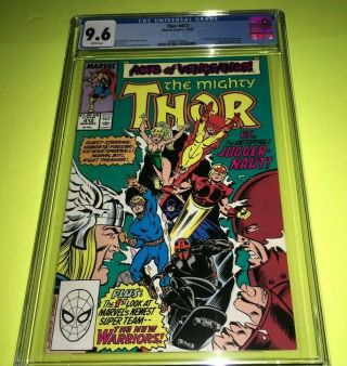 The Mighty Thor 412 Cgc 9.  6 1st Appearance Warriors