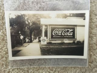Vintage Coca Cola Photograph From Swampscott Mass