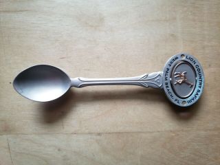 Vintage Collectible Souvenir Spoon 4.  5 " West Palm Beach Fl Silver Plate