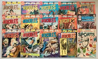 Charlton Comics [lot Of 15] Hercules,  Korg:70,  000bc,  All - American Sports 1967 - 75