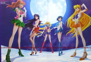 Sailor Moon Crystal / Anime Es Poster Promo Official Iwatobi Swim Club