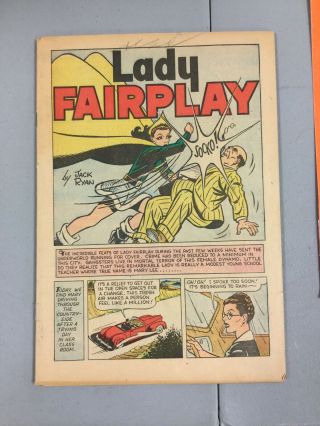 Bang Up Comics 2,  Fr (1.  0),  1942 Progressive Publishing,  Coverless War Era Comic