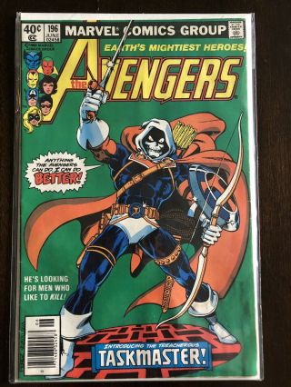 The Avengers 196 - 1st Appearance Of Taskmaster - Vf