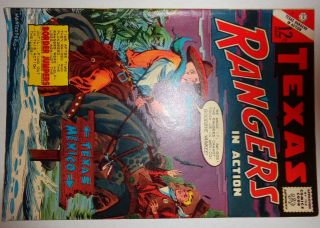 (2) Texas Rangers in Action Charlton Comic Books 47 51 Silver Age.  12 covers 2