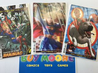 Dc Comics Supergirl 33 Superman 14 Recalled Comics Set Of 3