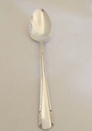 Wm.  Rogers Mfg.  Chatham Silverplate Table Serving Spoon