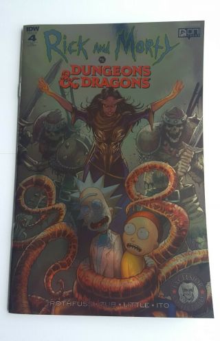 Rick And Morty Vs.  Dungeons & Dragons 4 Excelsior Collectibles Foil Exclusive
