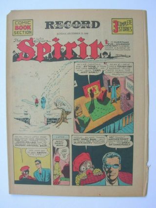 Spirit Section,  12/22/40,  See Costs For Multiple Wins In Description