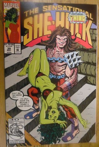 The Sensational She - Hulk Issue 39 " Featuring The Thing "