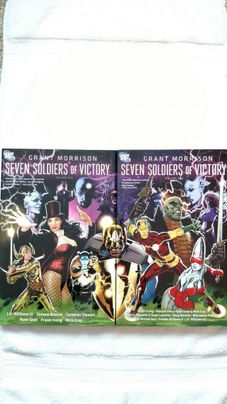 Seven Soldier Of Victory Hc Set Volumes 1 2 Complete - Grant Morrison Oop