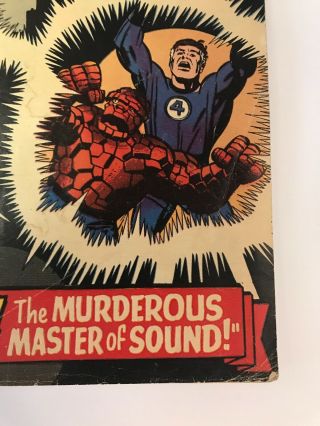 The Fantastic Four 56 Marvel Comics 1966 Jack Kirby VG,  Silver Surfer Cameo 5