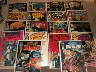 Ghost Rider Spirit Of Vengeance Johnny Blaze Venom Midnight Sons 18 Comic Books