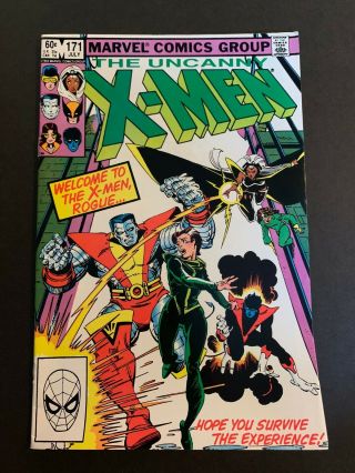 Uncanny X - Men 171 1983 Vf,  8.  5 Wolverine Rogue Joins The X - Men