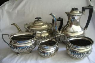 Antique / Vintage Silver Plated Tea / Coffee Set.