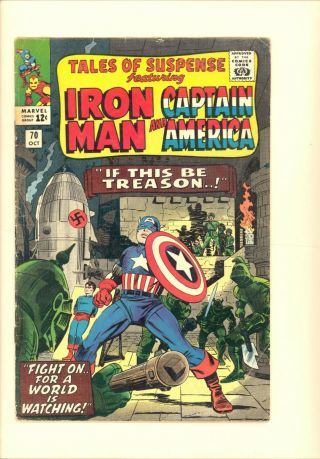 Tales Of Suspense 70,  4.  5 Nazi Cover,  Iron Man,  Stan Lee,  Winter Soldier