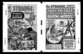 Jack Kirby Steve Ditko Strange Tales 132 Cover And Pg 1 Large Production Art