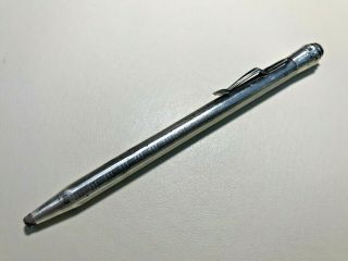 Vintage Solid Silver Life - Long Propelling Pencil Life Long Sterling