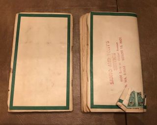 Two Vintage S & H Green Stamps Books.  Filled With Stamps Sperry & Hutchinson 2