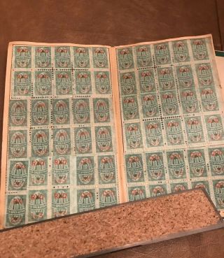 Two Vintage S & H Green Stamps Books.  Filled With Stamps Sperry & Hutchinson 4