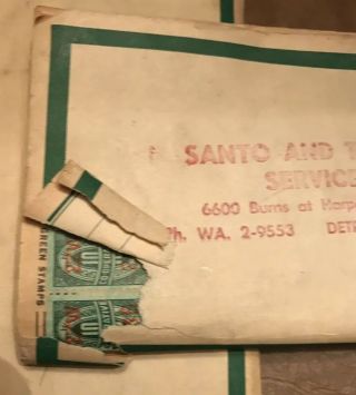Two Vintage S & H Green Stamps Books.  Filled With Stamps Sperry & Hutchinson 5