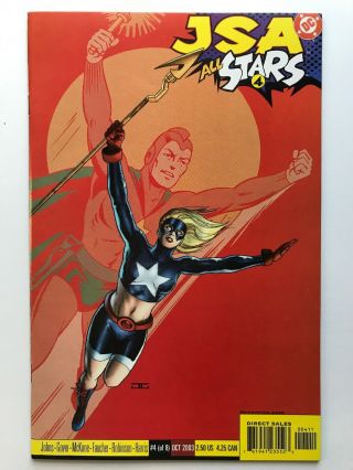 Jsa All Stars 4 — Dc Comics 2003 — Star Spangled Kid Becomes Stargirl — Nm -
