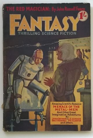 Fantasy (uk) Annual 1938 Issue 1 ; Serge Drigin Cvr ; John R.  Fearn ; Ef Russel