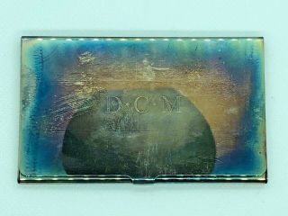 Tiffany & Co.  Silver Plate Business Card Holder (51.  1g)