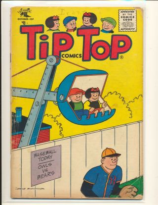 Tip Top Comics 191 - Peanuts Pages Fair/good Cond.  Slight Water Damage