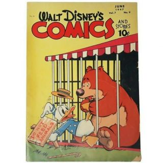 Walt Disney Comics & Stories Vol 7 9 1947 - Rare - Grade 2.  5 - 3.  5 5819e
