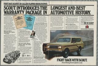 1980 International Harvester Scout 2 - Page Advertisement,  Ih Scout