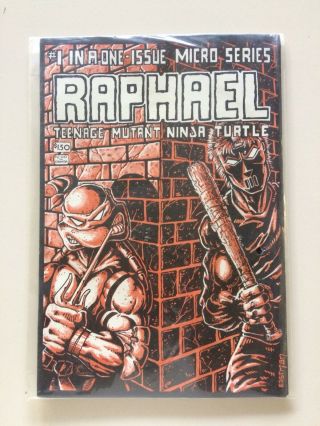 1985 Teenage Mutant Ninja Turtles 1 Raphael One - Issue Micro Series Mirage VG/FN 3