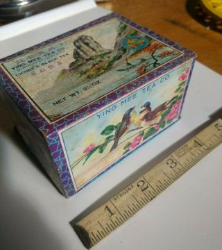 Vintage Ying Mee Tea Co.  Tea Box Hong Kong - Jasmine Tea (Empty) 2