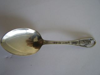Vintage Sterling Silver Souvenir Spoon York And Statue Of Liberty By Enco