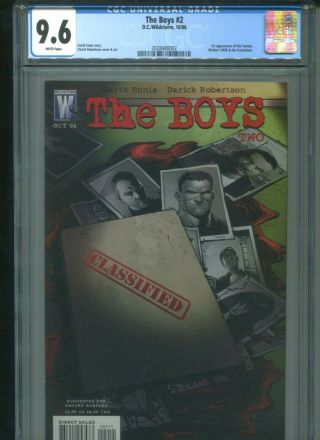 The Boys 2 Cgc 9.  6 (2006) Dc/wildstorm Garth Ennis Amazon Tv Series First 1st