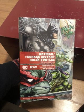Dc Comics Idw Batman Teenage Mutant Ninja Turtles Deluxe Hc Hardcover Tmnt