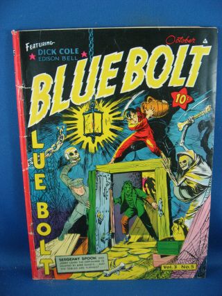 Blue Bolt Vol 3 5 Vg,  1942